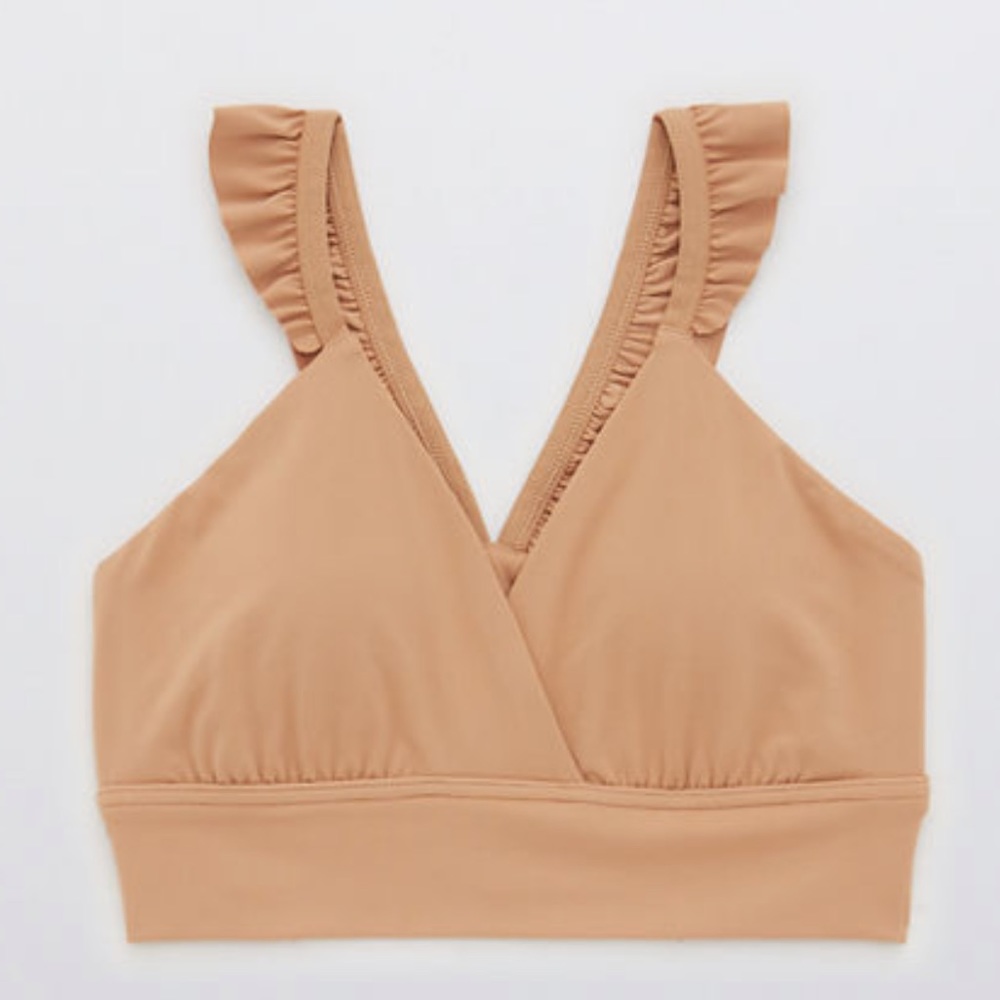 🎃Aerie triangle full coverage sport bra